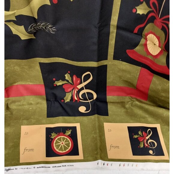 Quilt Panel "Delightful December"Sandy Gervais Moda Fabrics #!17870 + 8 blocks - Picture 3 of 5